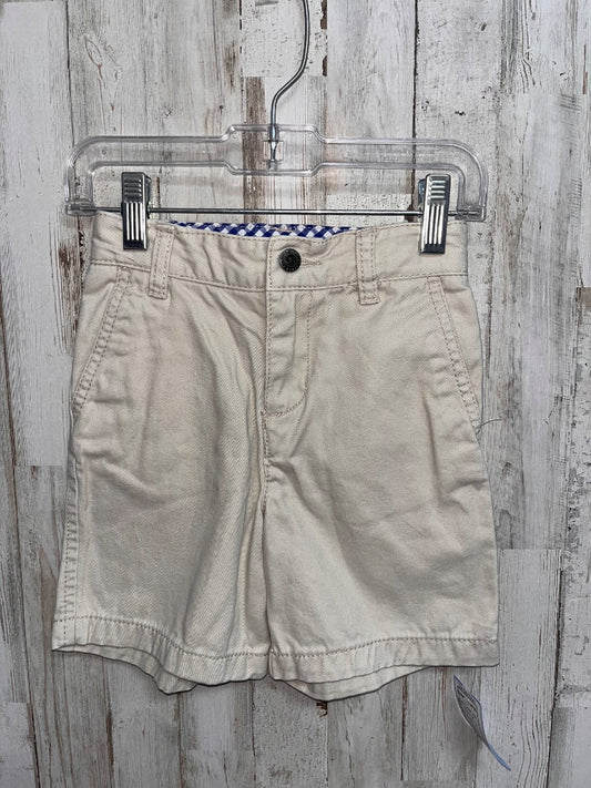 LIGHT TAN JK KHAKI SHORTS, BOY 4T