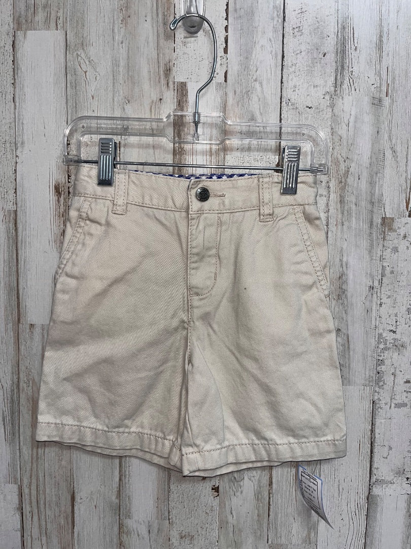 LIGHT TAN JK LIGHT KHAKI SHORTS, BOY 4T