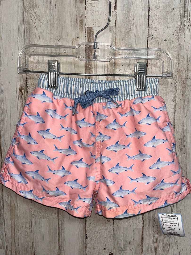 PINK BOUTIQUE FISH SWIM SHORTS, BOY 4T