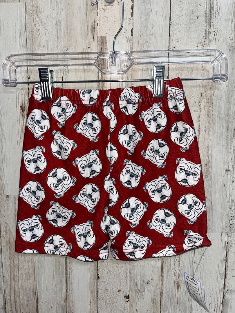 MAROON BOUTIQUE BULLDOG SHORTS, BOY 4T