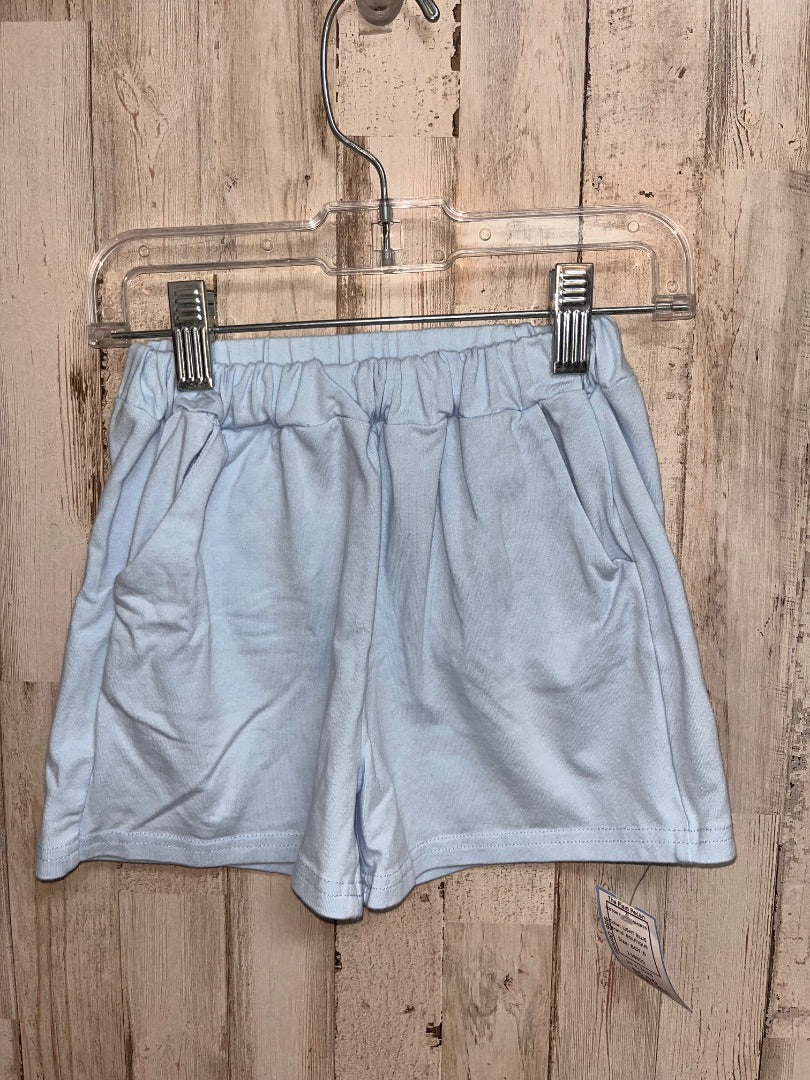 LIGHT BLUE BOUTIQUE COTTON ELASTIC SHORTS, BOY 6