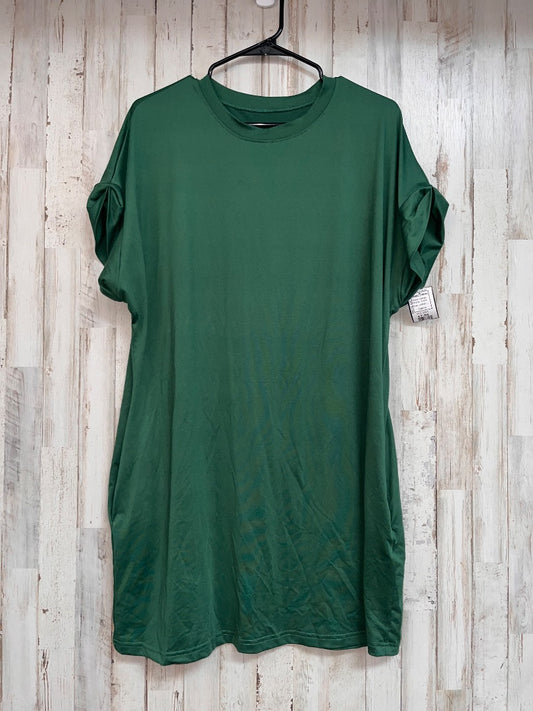 GREEN SHEIN TSHIRT DRESS, LADIES L