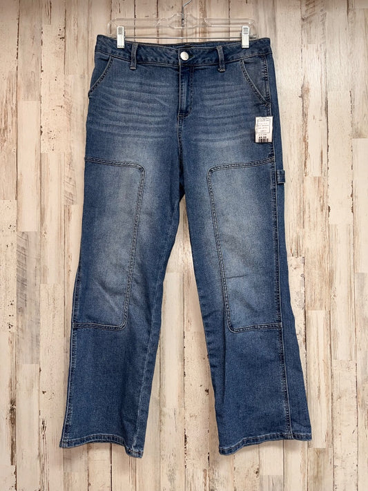 BLUE 1822 DENIM SZ 12 BAGGY JEANS, LADIES L