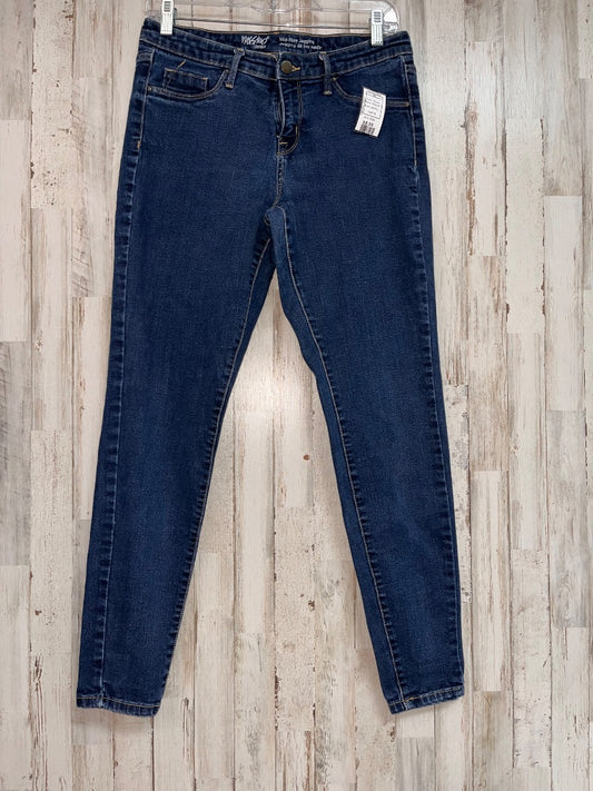 DENIM MOSSIMO SZ10R MID RISE JEGGINGS, LADIES L
