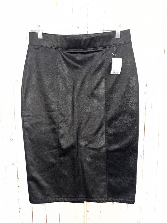 BLACK HAUTE MONDE TEXTURED PENCIL SKIRT, LADIES L