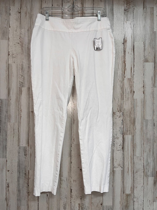 WHITE CROWN & IVY SZ12 PULL ON PANTS, LADIES L