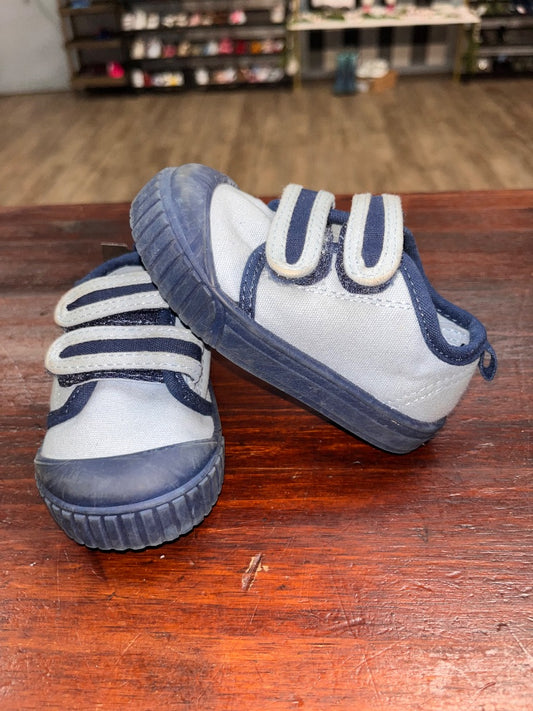 BLUE WONDER NATION DOUBLE VELCRO SNEAKERS, SHOES 4