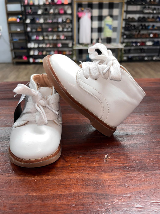 WHITE JOSMO LEATHER WALKING SHOES, SHOES 4