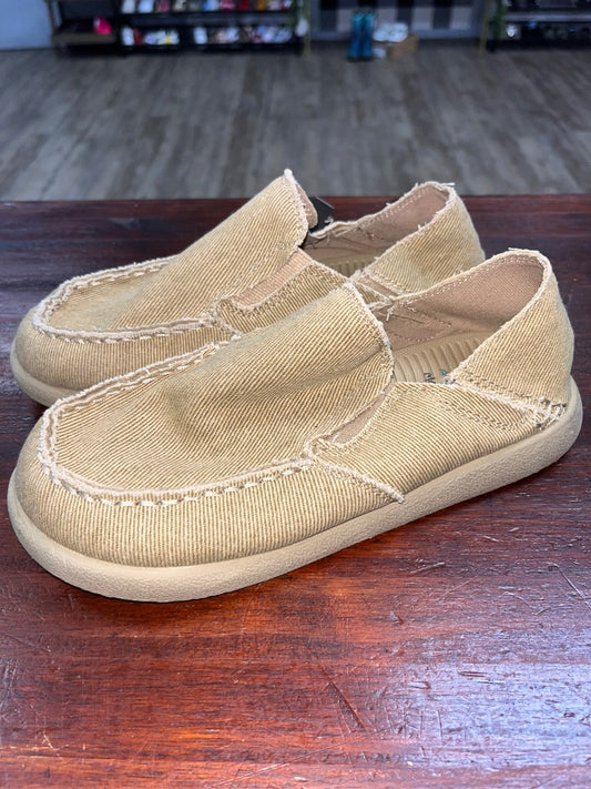 TAN MAUI ISLAND SLIP ON CANVAS SHOES, SHOES Y5