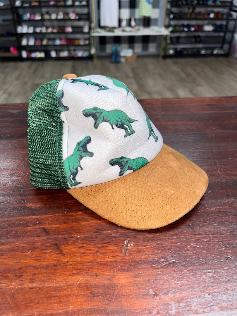 GREEN KNUCKLEHEADS DINO CAP, bABY/TODDLER BOY