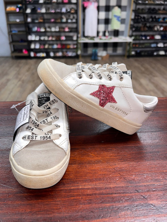 WHITE/PINK VINTAGE HAVANA STAR SNEAKERS, SHOES 10