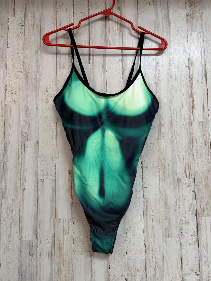 GREEN  OMBRE SWIM, LADIES M