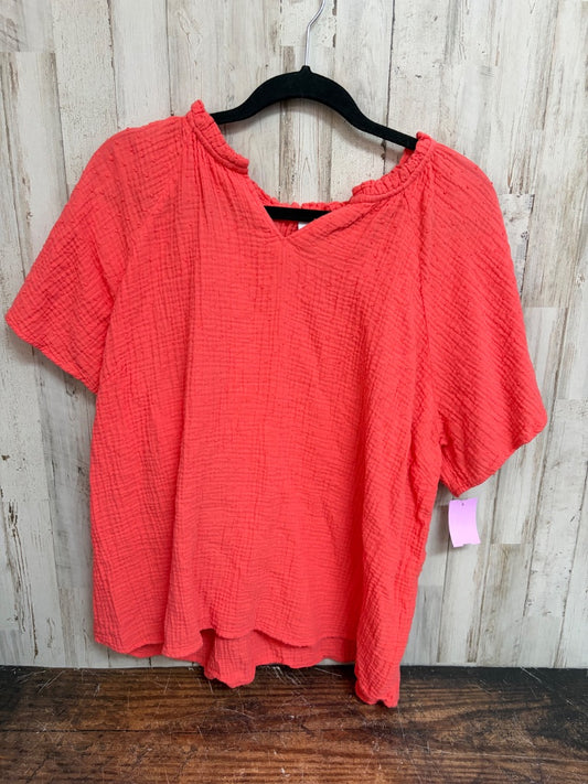CORAL KIM ROGERS MUSLIN DOT TOP, LADIES XL