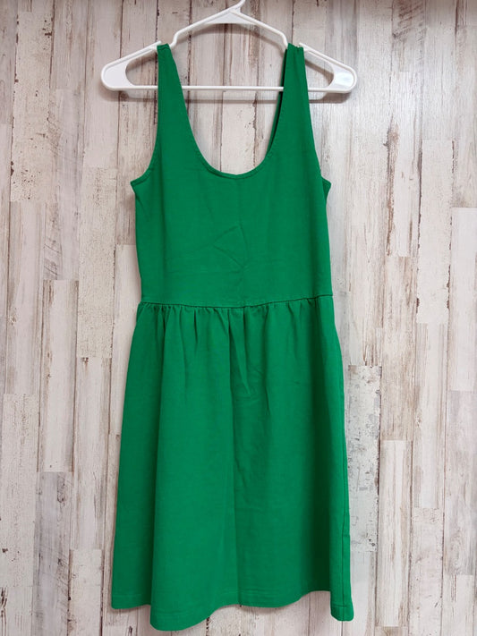 GREEN J CREW BUTTON BACK DRESS, LADIES S