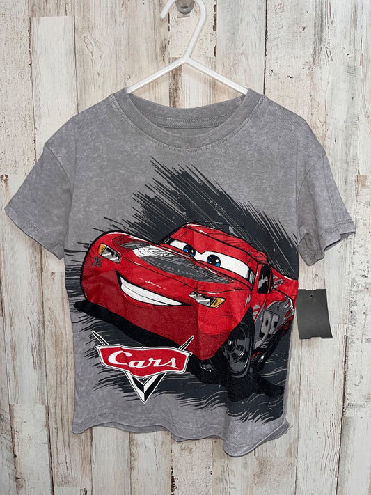GREY DISNEY CARS TEE, BOYS 4T