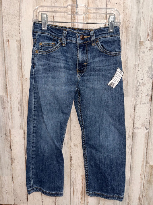 DENIM WRANGLER STRAIGHT JEANS, BOYS 4