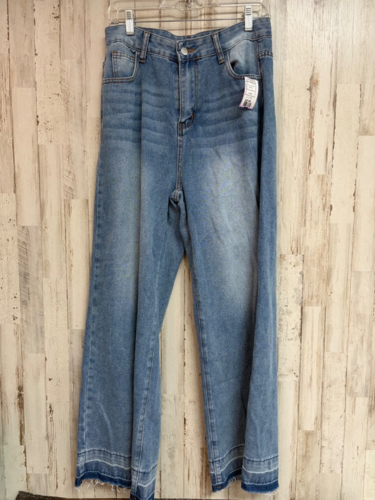 DENIM  FRAY HEM JEANS, LADIES M