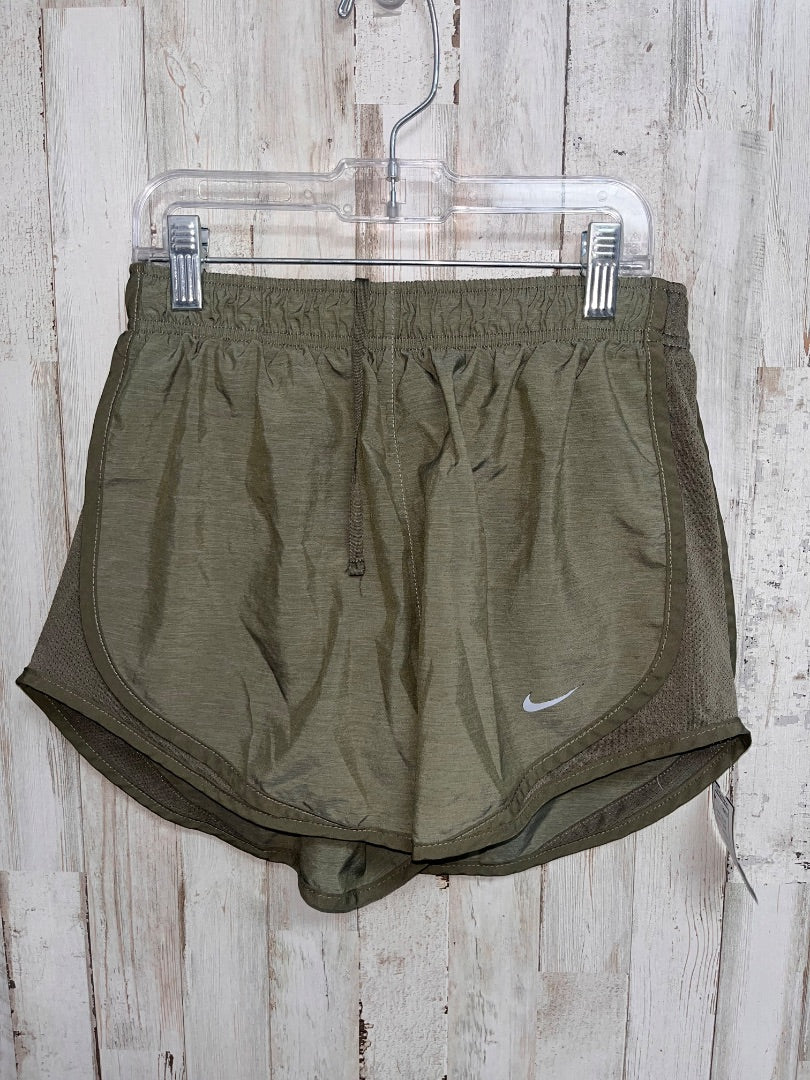 OLIVE NIKE DRY FIT SHORTS, LADIES S