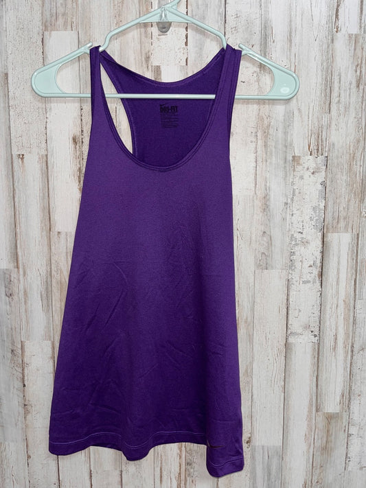 PURPLE NIKE DRI FIT TANK, LADIES M