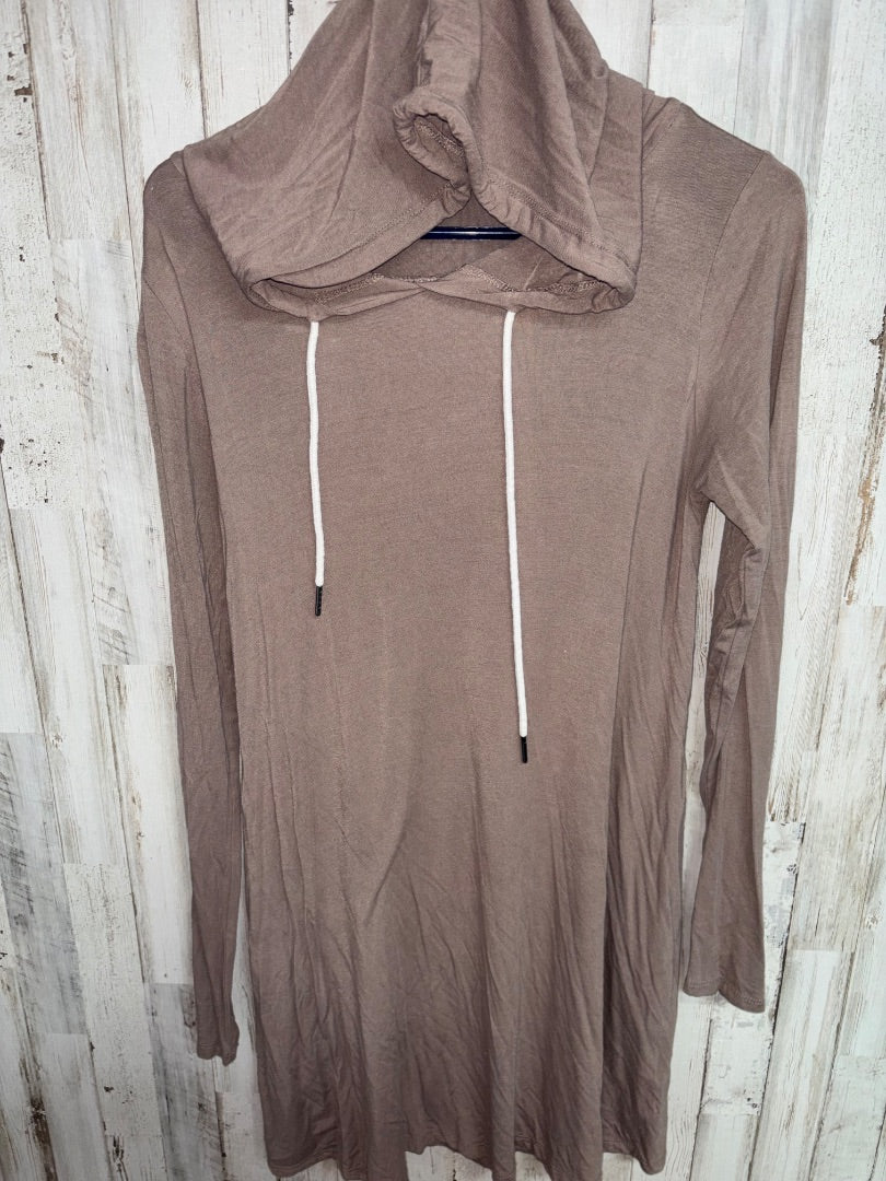 BROWN MTS THIN HOODED DRESS, LADIES S