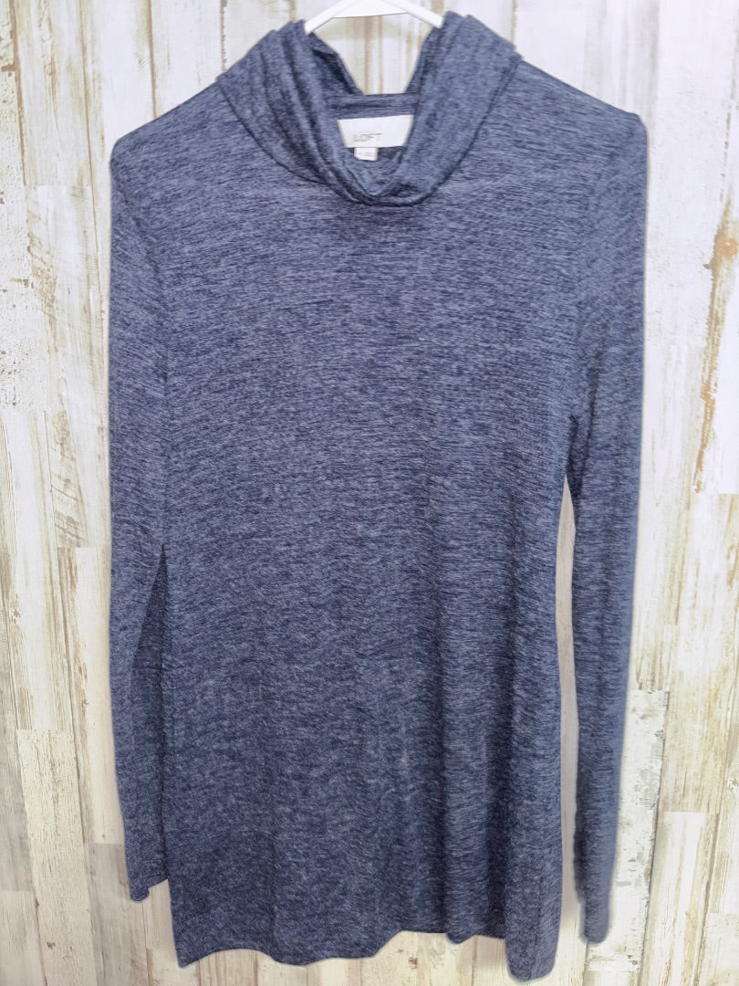 NAVY LOFT BUTTON SLEEVE TURTLENECK, LADIES M