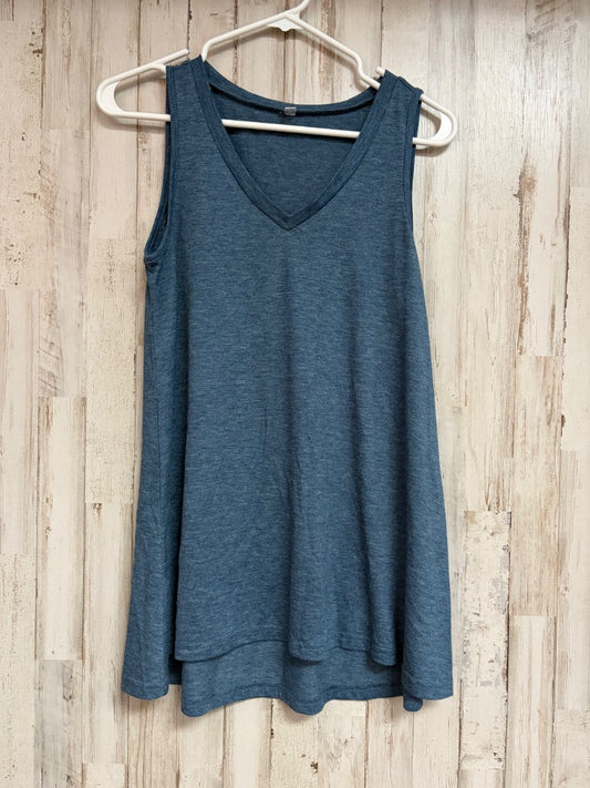 TEAL  VNECK TANK, LADIES S
