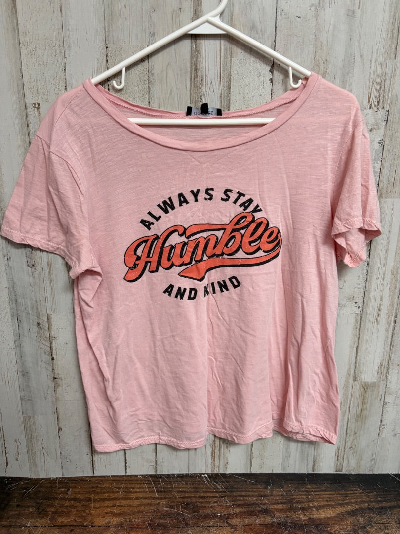 PINK ROULEE HUMBLE TEE, LADIES M