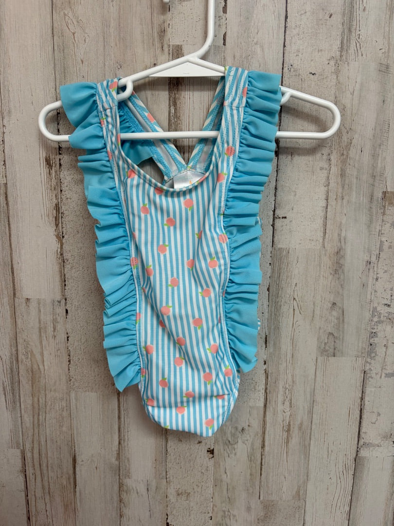 blue mia & miles peach swimsuit, girl 24m