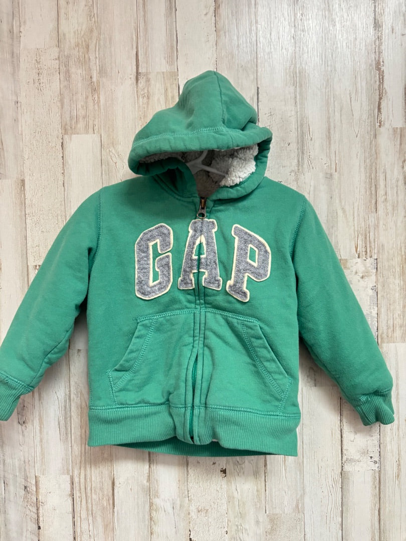 Green Gap Logo jacket, Boy 4T