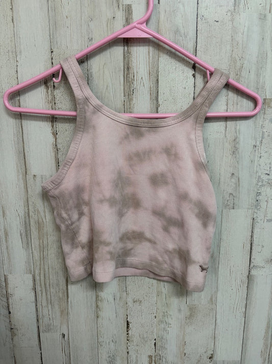 pink/grey pink dye crop tank, LADIES XS