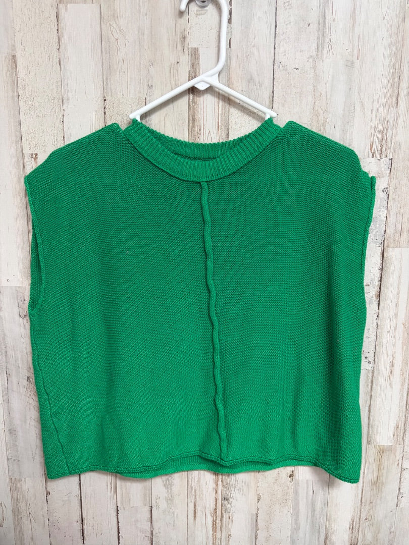 green shein knit top, LADIES XS