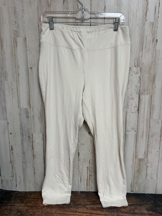 CREAM WONDERLY SOFT LEGGINGS, LADIES 1X