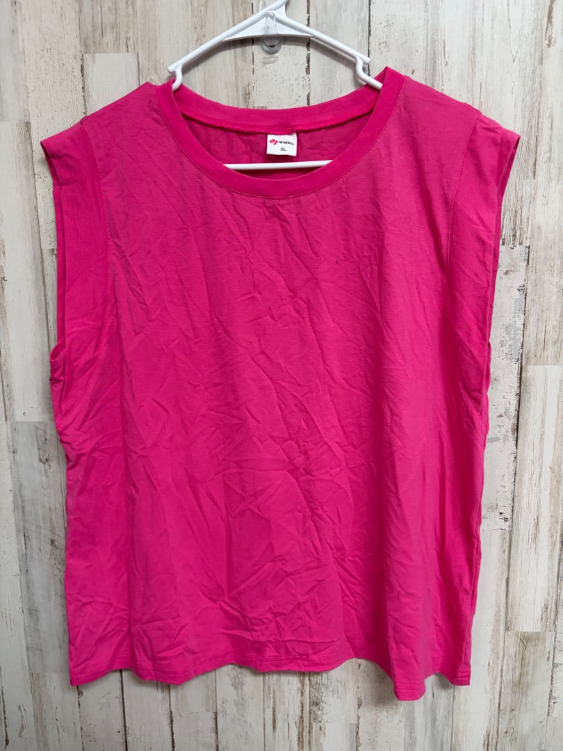 PINK WIHOLL COTTON TANK, LADIES XL