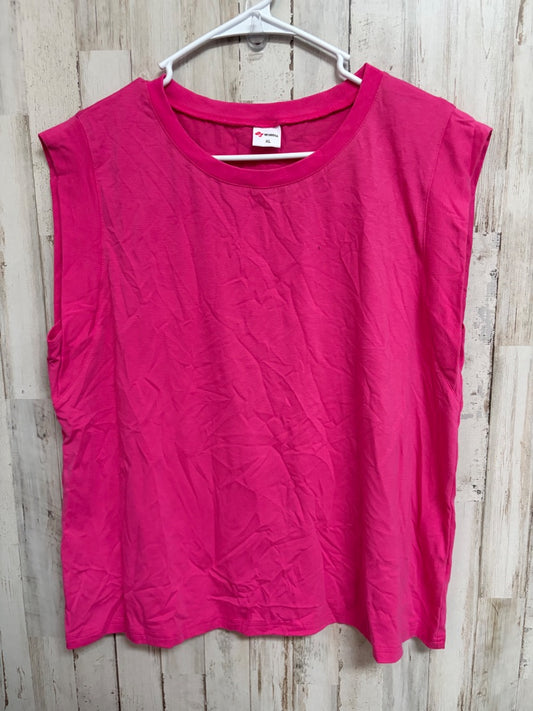 PINK WIHOLL COTTON TANK, LADIES XL