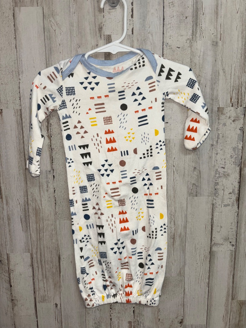 White Honest Shape gown, Boys 0/6M