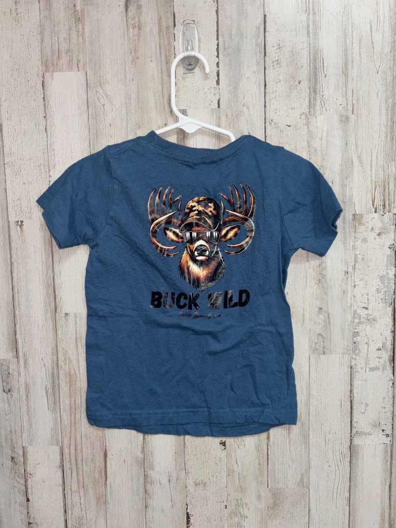 Blue Rabbit skins Deer tee, Boy 3T
