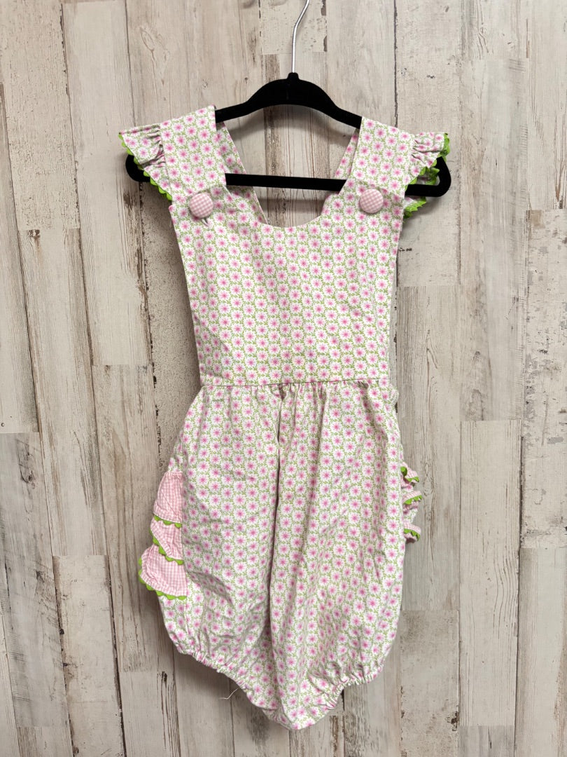 White Posh pickle Floral bubble, Girl 2T