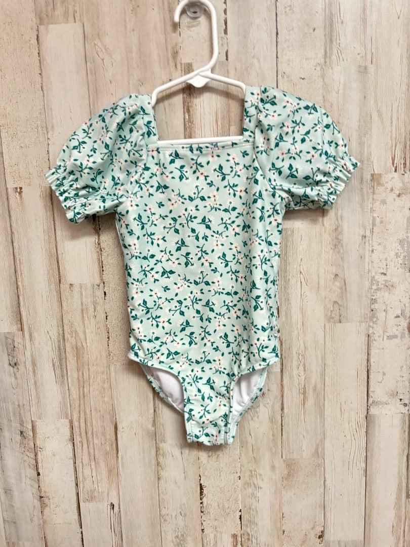 Blue Cat and Jack Floral bathing suit, Girl 2T