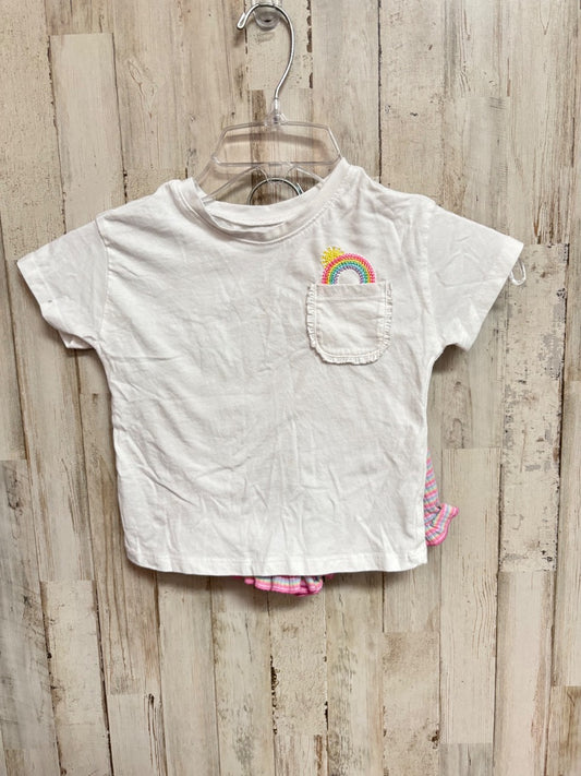 White GARANIMALS Rainbow 2pc set, Girl 2T