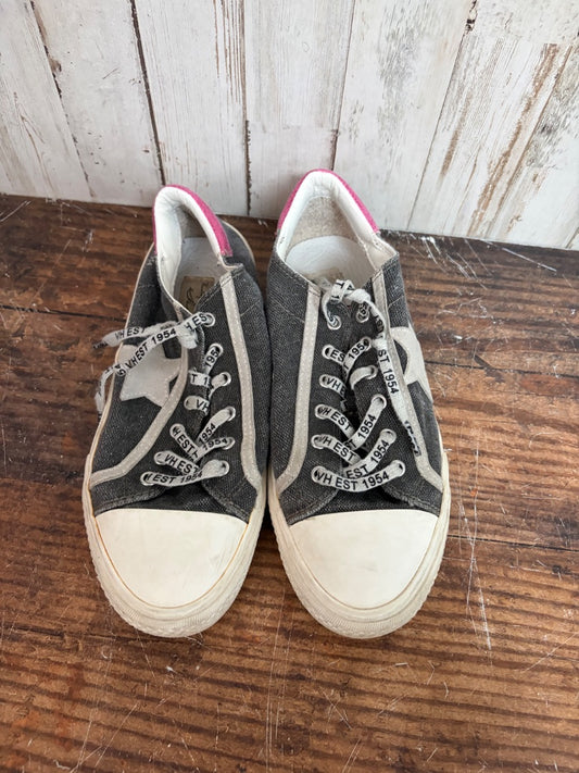 GREY VINTAGE HAVANA STAR SNEAKERS, SHOES A7.5