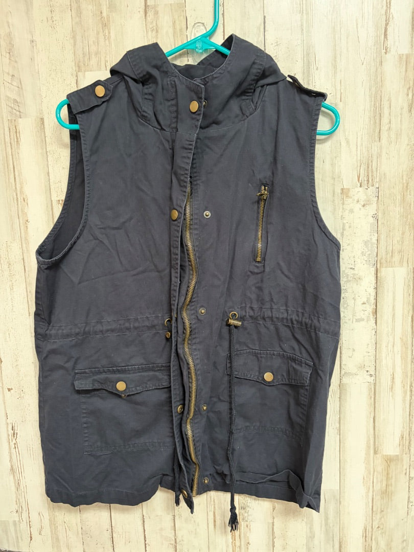 BLACK ZENANA CARGO VEST, LADIES XL