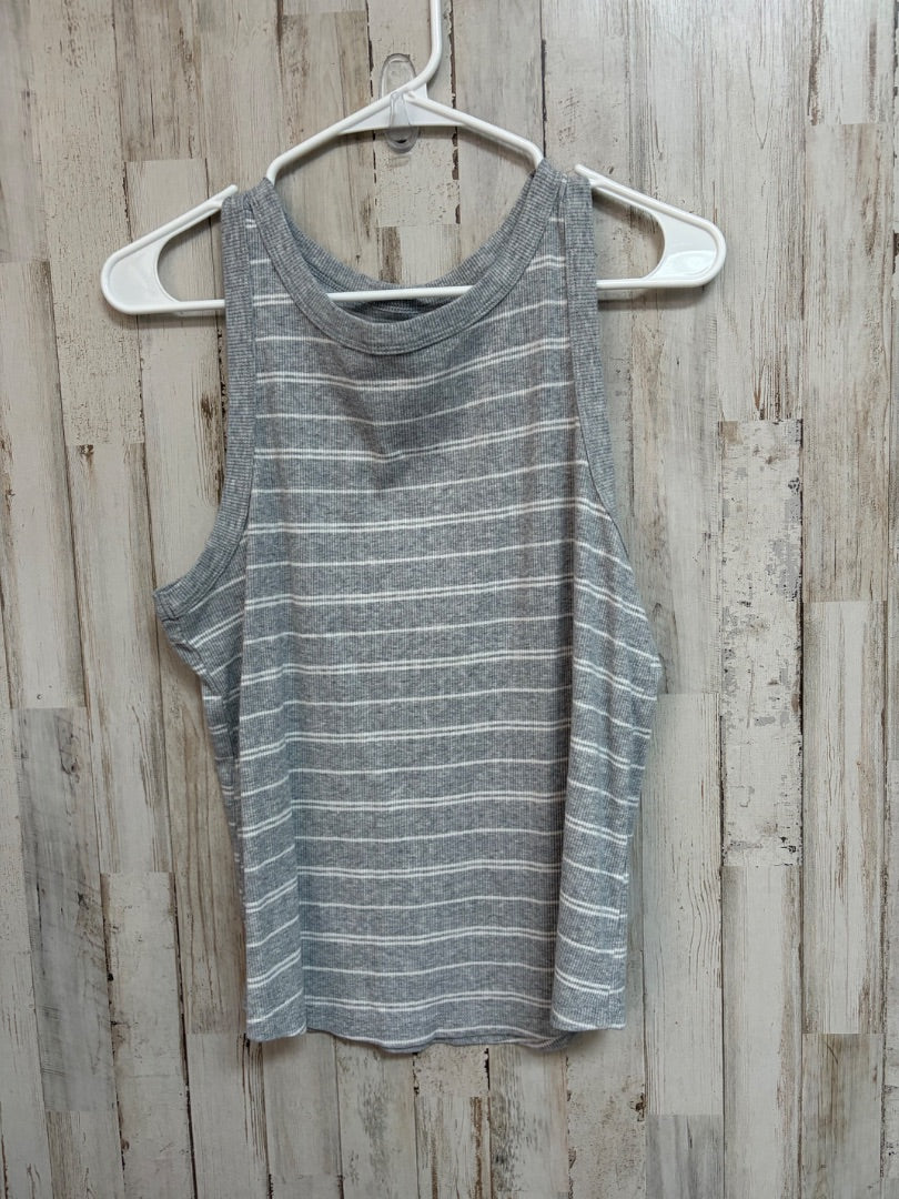 GREY SO STRIPE TANK, LADIES 2X