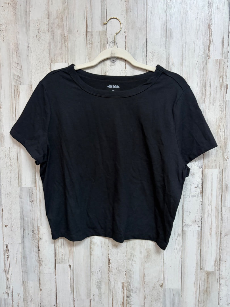 BLACK WILD FABLE COTTON TEE, LADIES 2X