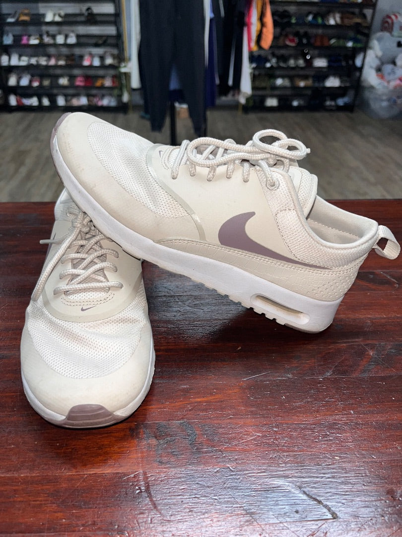 TAN NIKE AIR MAX THEA SNEAKERS, SHOES A7.5