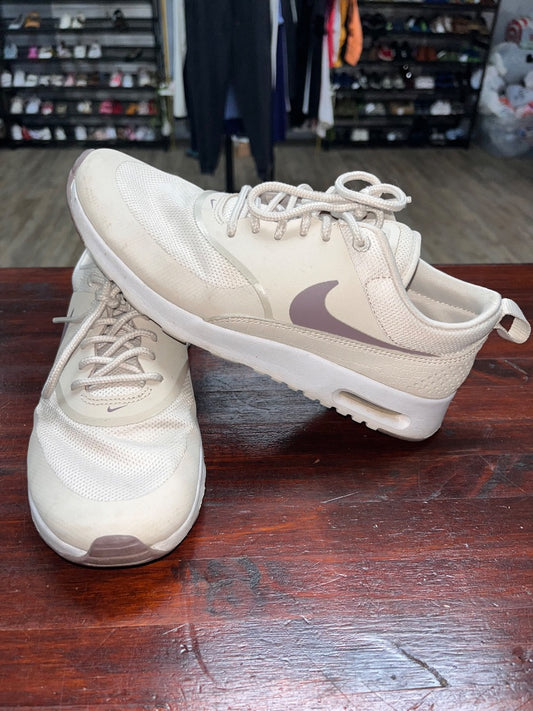 TAN NIKE AIR MAX THEA SNEAKERS, SHOES A7.5