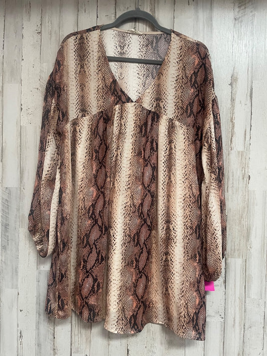 TAN ENTRO SNAKESKIN DRESS, LADIES S