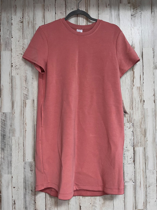 BLUSH MEMBERS MARK NEW BUTTER SOFT TSHIRT DRESS, LADIES M