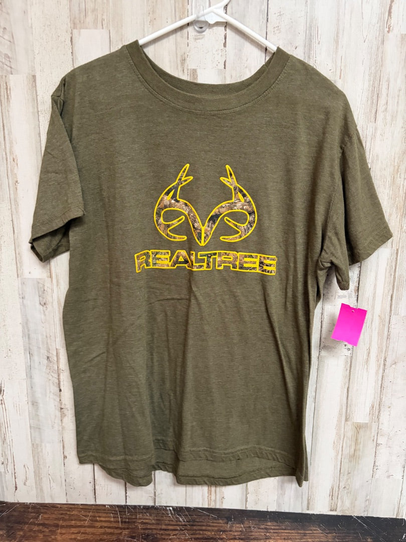 OLIVE REALTREE REALTREE TEE, LADIES L