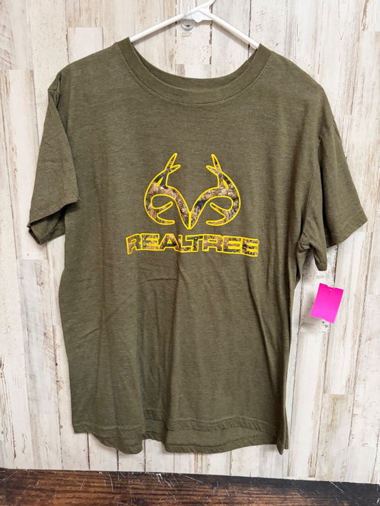 OLIVE REALTREE REALTREE TEE, LADIES L