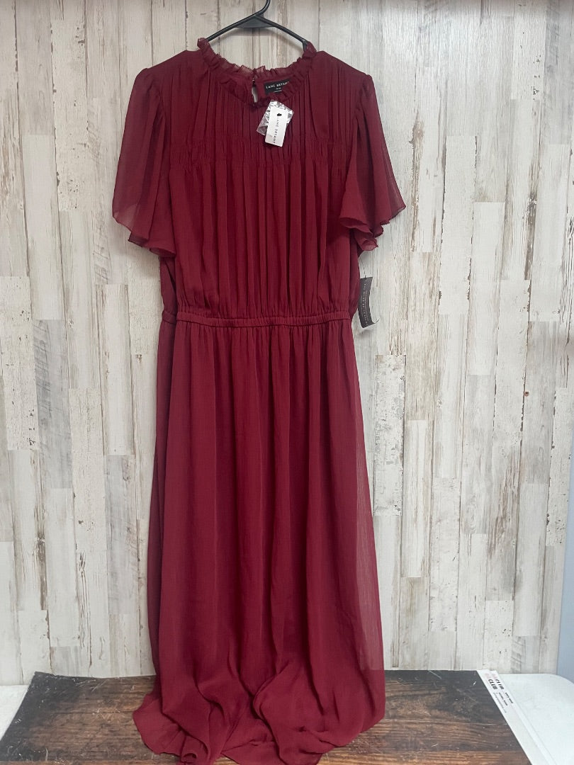 MAROON LANE BRYANT NEW 14/16 LAYERED MAXI, LADIES XL